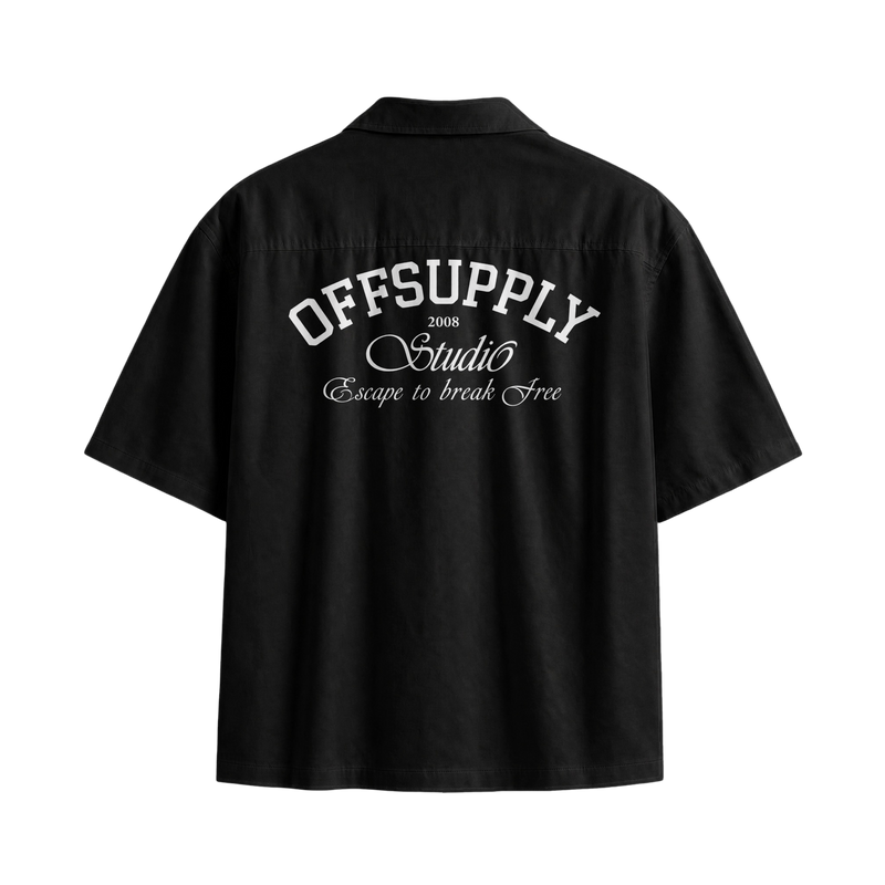 BLACK BOWLING SHIRT
