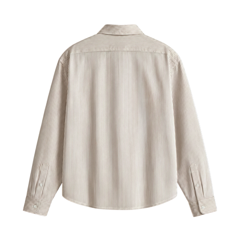 OFF SUPPLY BLOOMED CHAOS STRIPED SHIRT