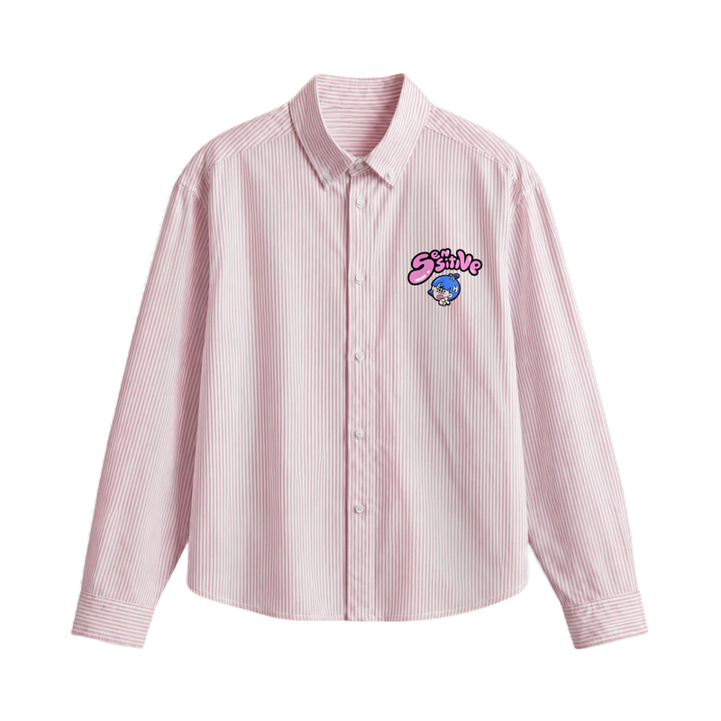 OFF SUPPLY SENSITIVE KEYS STRIPED SHIRT