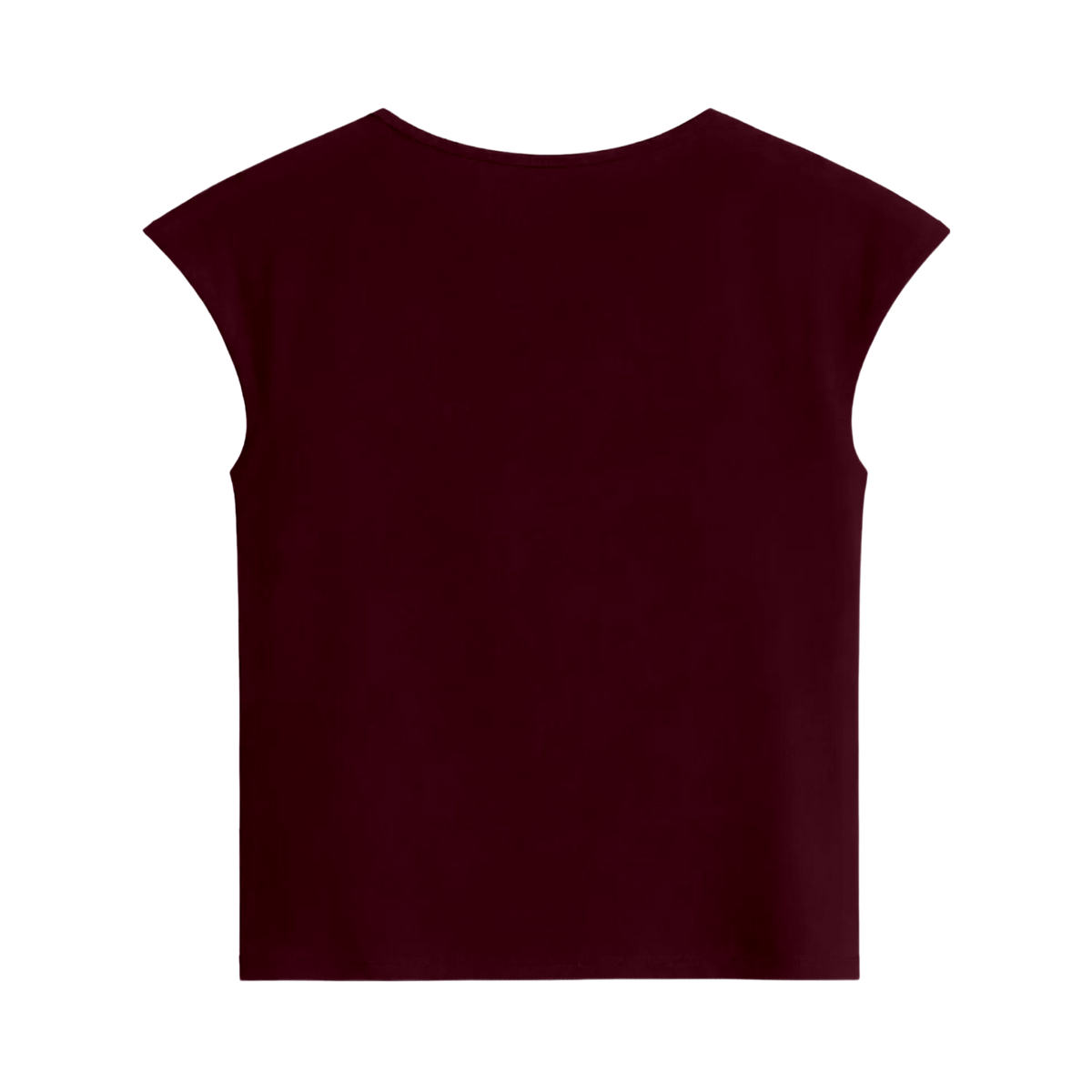 Off Supply Brisk Cherry Red Crop Top