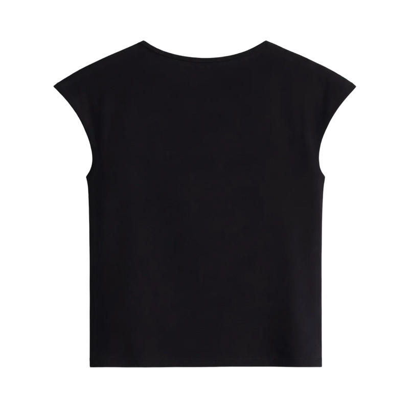 Off Supply Devil Mode Black Crop Top