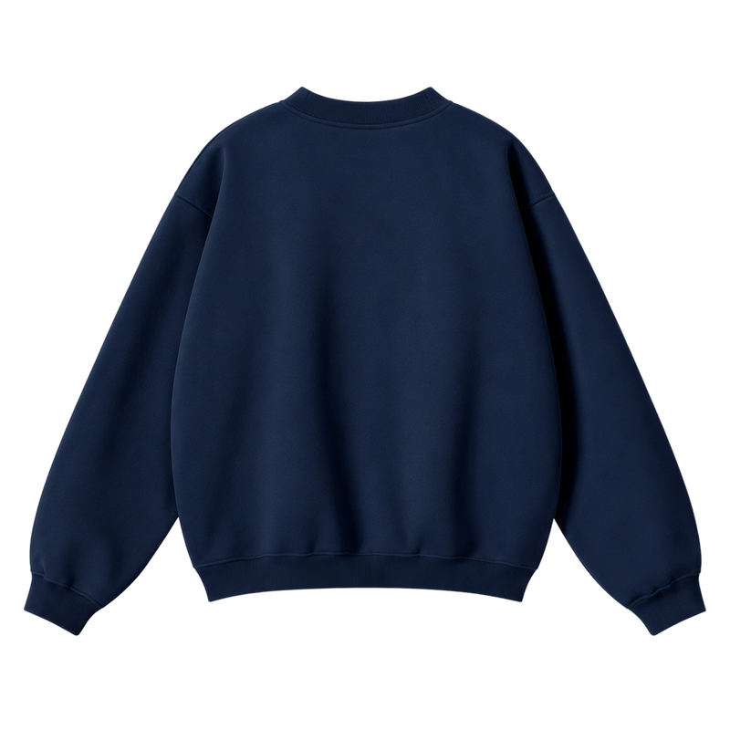 Off Supply Golden Days Navy Sweatshirt