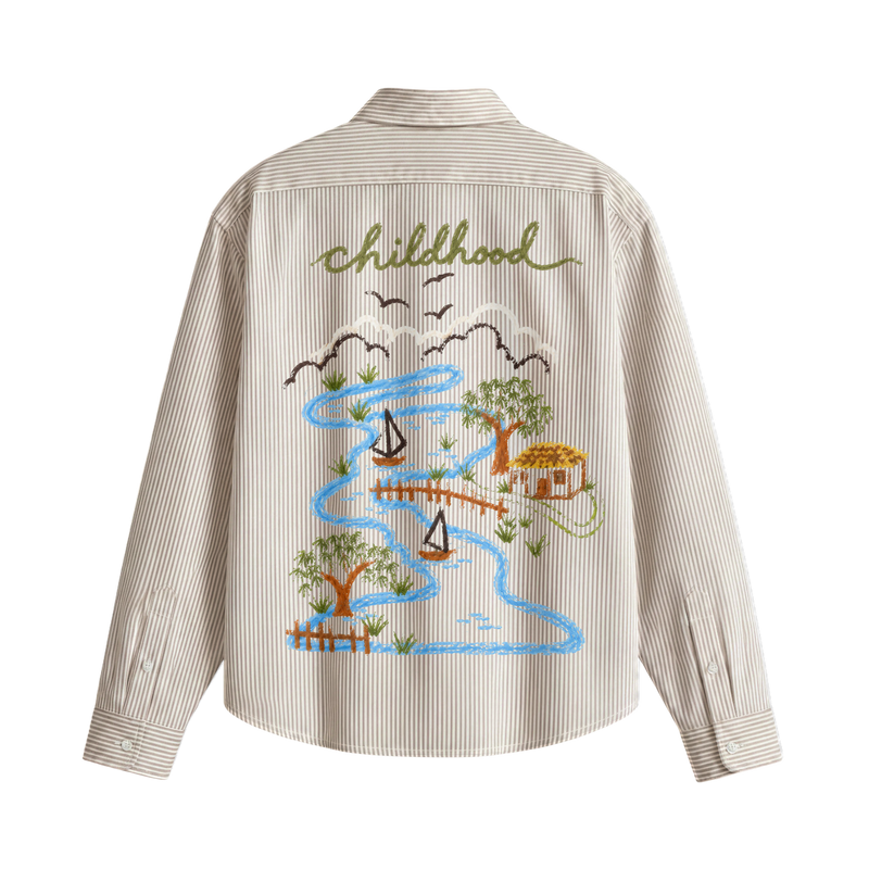Off Supply Golden Days Striped Shirt [Limited Edition]