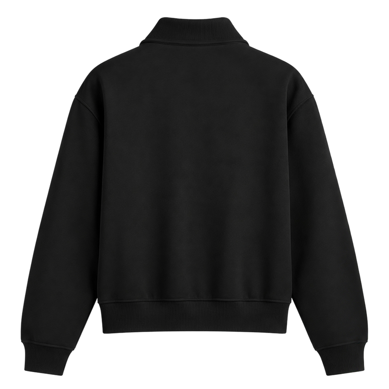 Off Supply Legacy Black Quarter Zip Sweatshirt