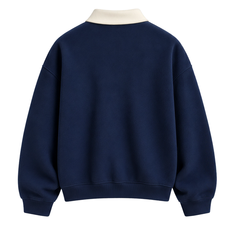 Off Supply Legacy Navy Polo Sweatshirt