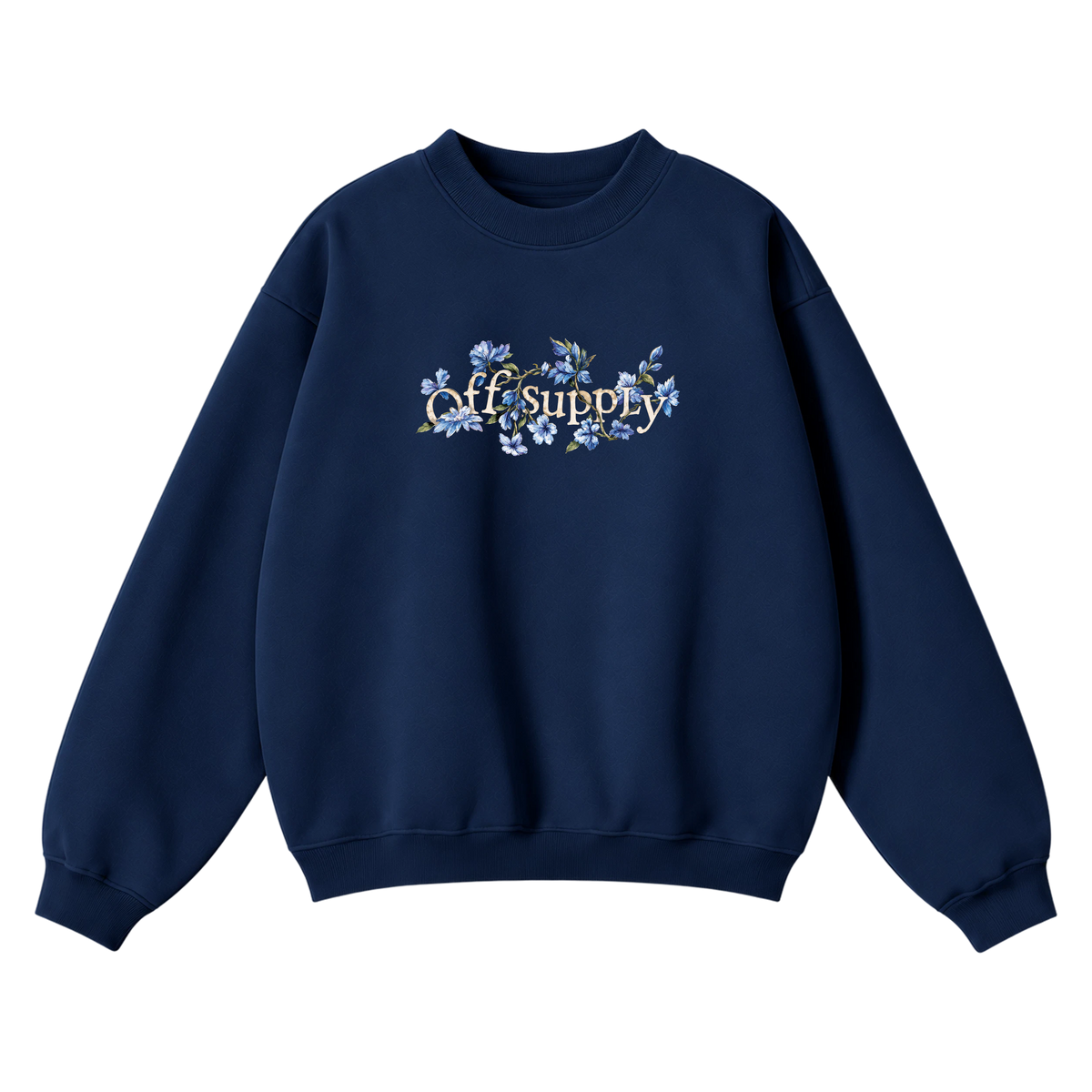 Off Supply Little Paradise Navy Sweatshirt