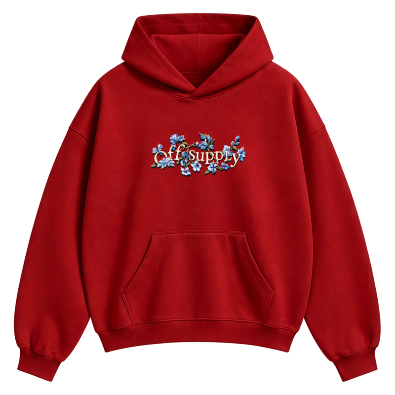 Off Supply Little Paradise Red Hoodie