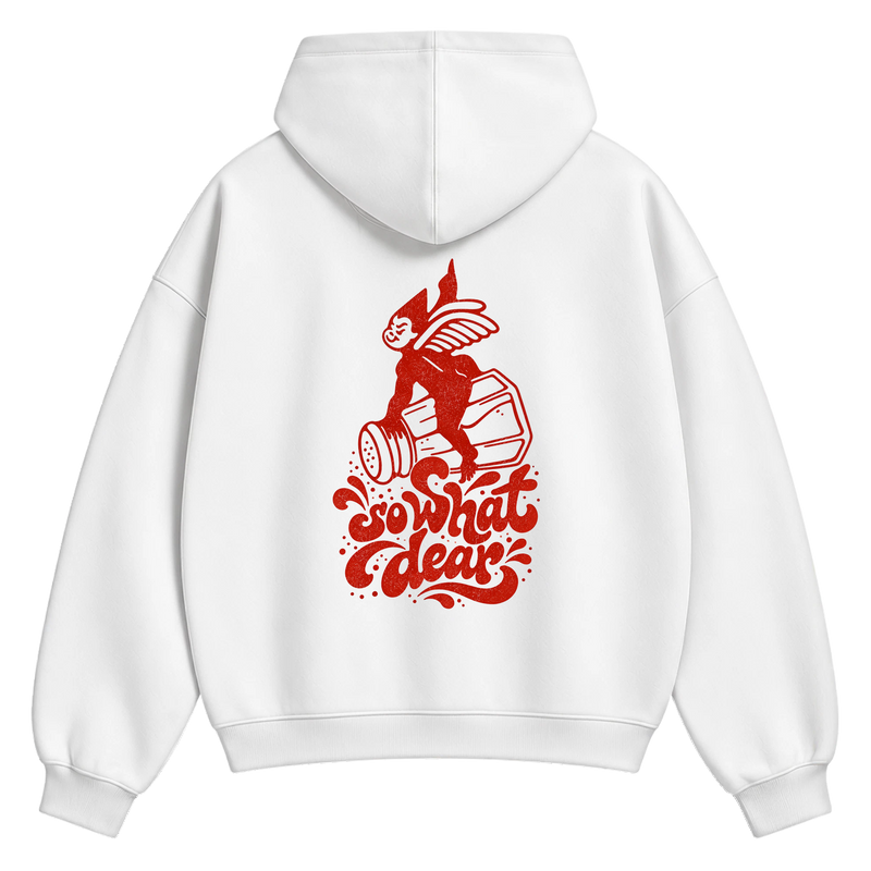 Off Supply Ornate Chaos White Hoodie