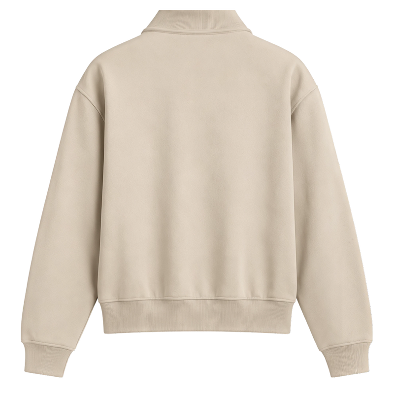 Off Supply Sunny Side Cream Quarter-Zip