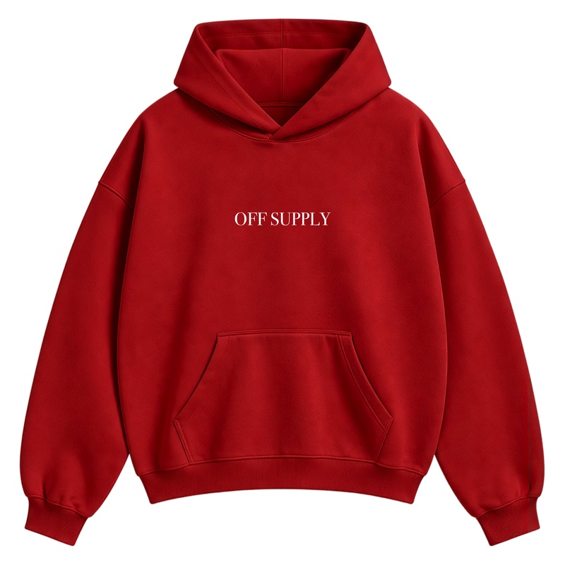 Off Supply Wild Roots Red Hoodie