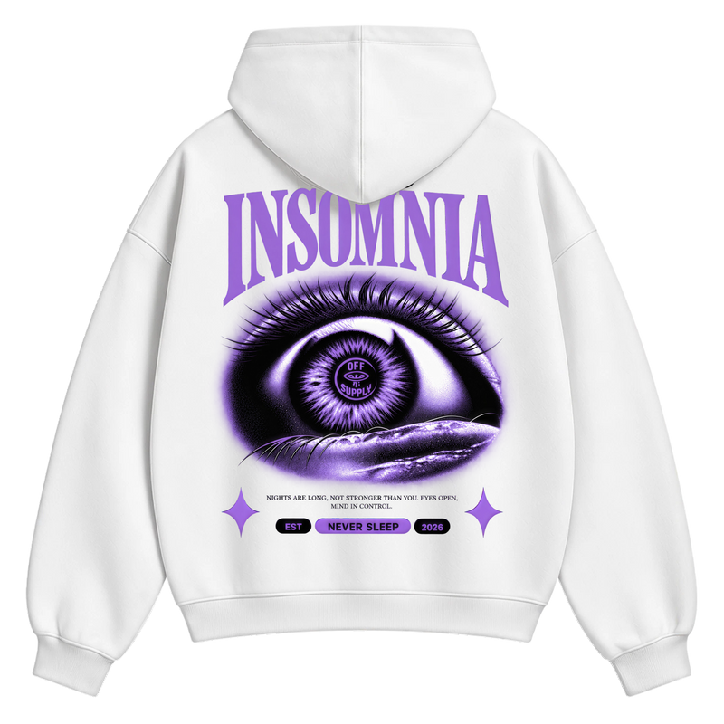 Sleepless Society White Hoodie